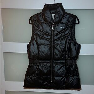 Puma Women's Sleek Black Puff Vest